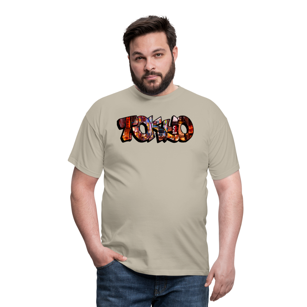 T-Shirt Japan Graffiti "Tokyo" - Sandbeige
