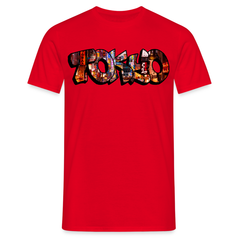 T-Shirt Japan Graffiti "Tokyo" - Rot