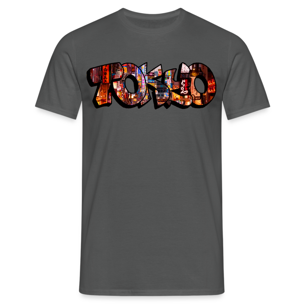 T-Shirt Japan Graffiti "Tokyo" - Anthrazit