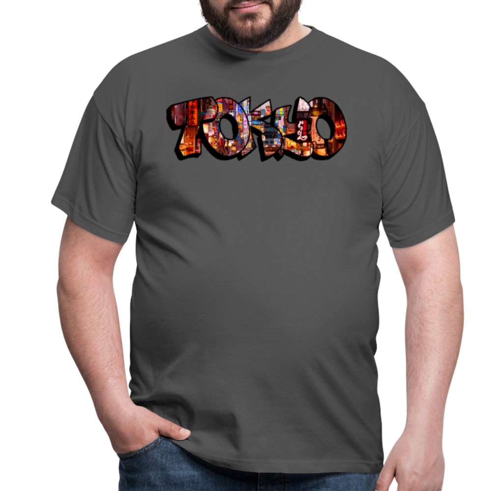 T-Shirt Japan Graffiti "Tokyo" - Anthrazit