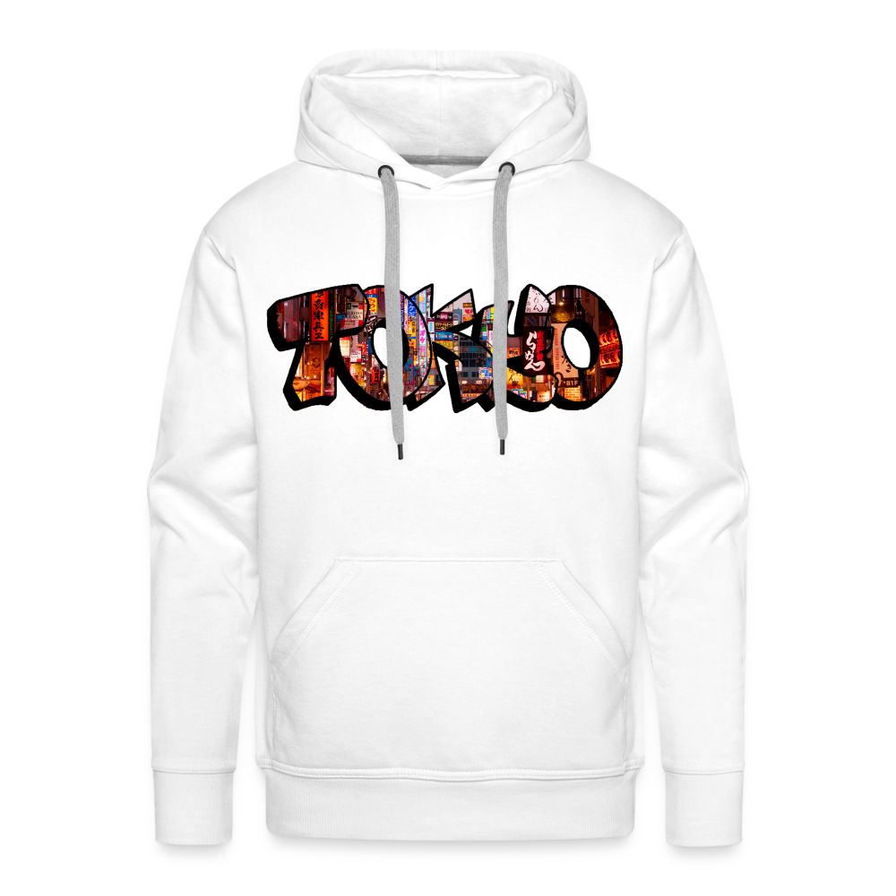 Hoodie Japan Graffiti "Tokyo" - Weiß