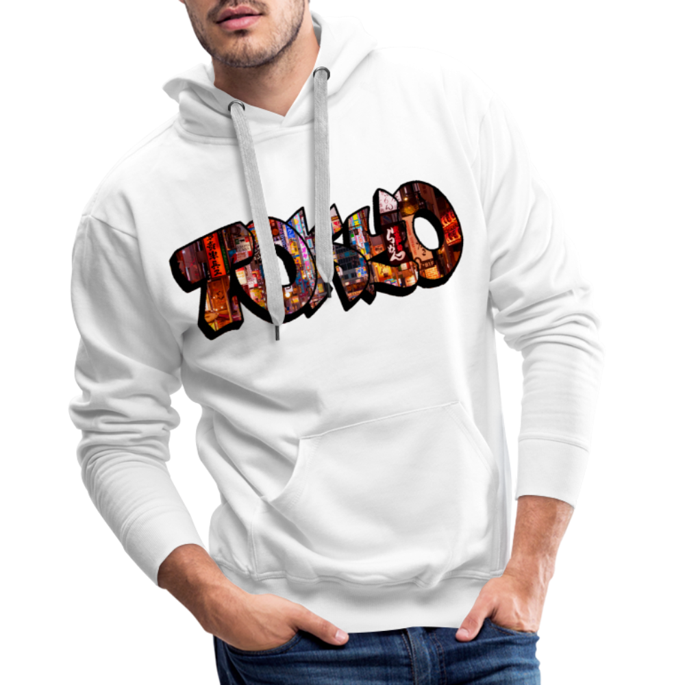 Hoodie Japan Graffiti "Tokyo" - Weiß