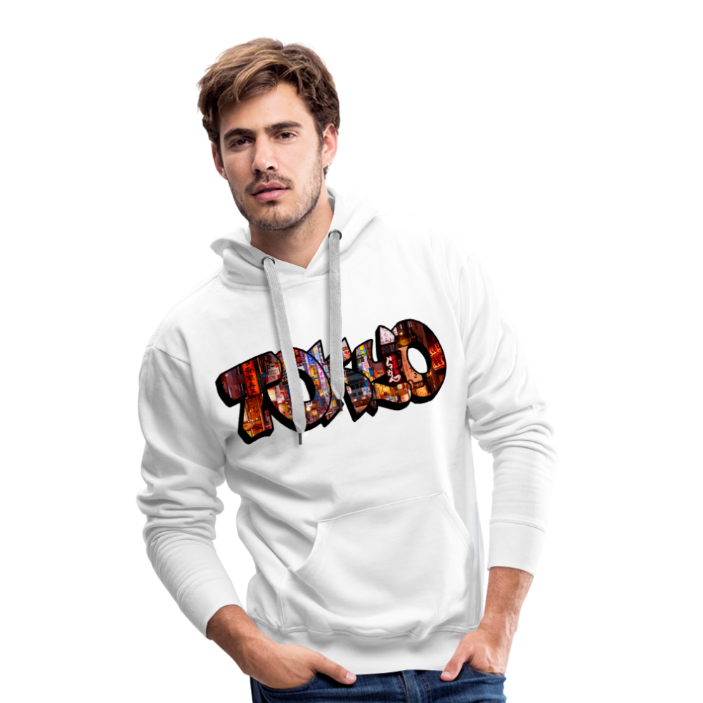 Hoodie Japan Graffiti "Tokyo" - Weiß