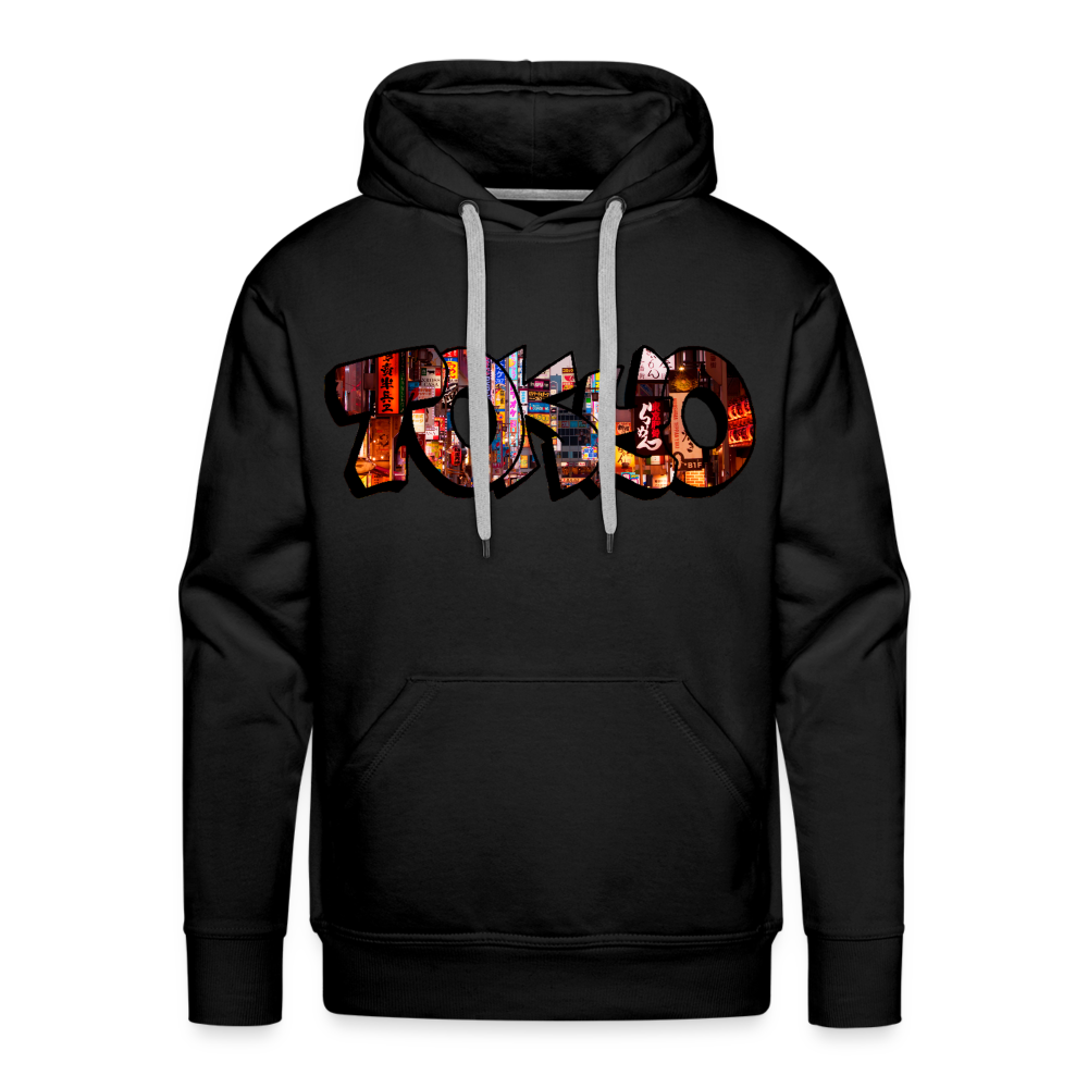 Hoodie Japan Graffiti "Tokyo" - Schwarz