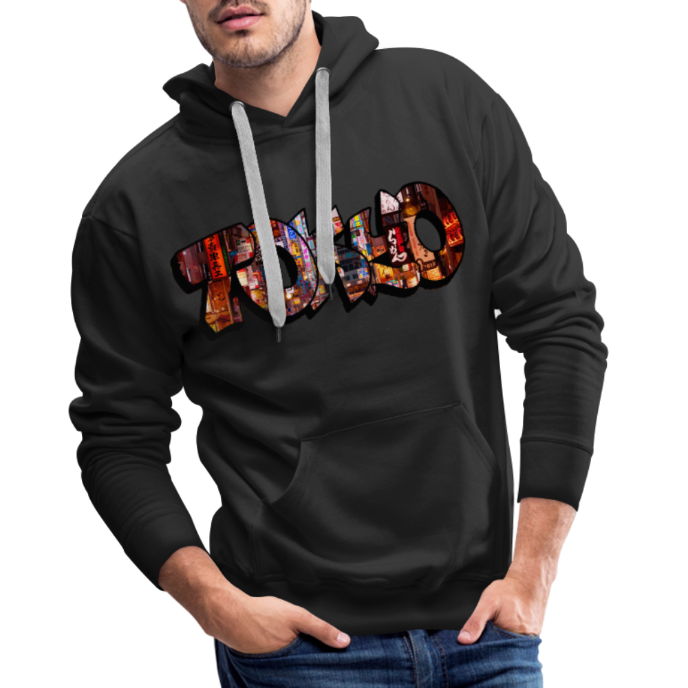 Hoodie Japan Graffiti "Tokyo" - Schwarz