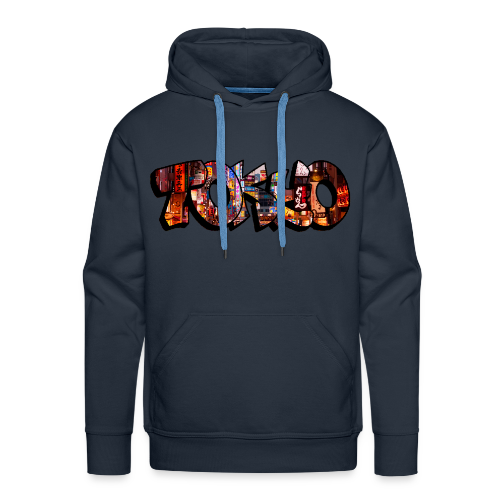 Hoodie Japan Graffiti "Tokyo" - Navy