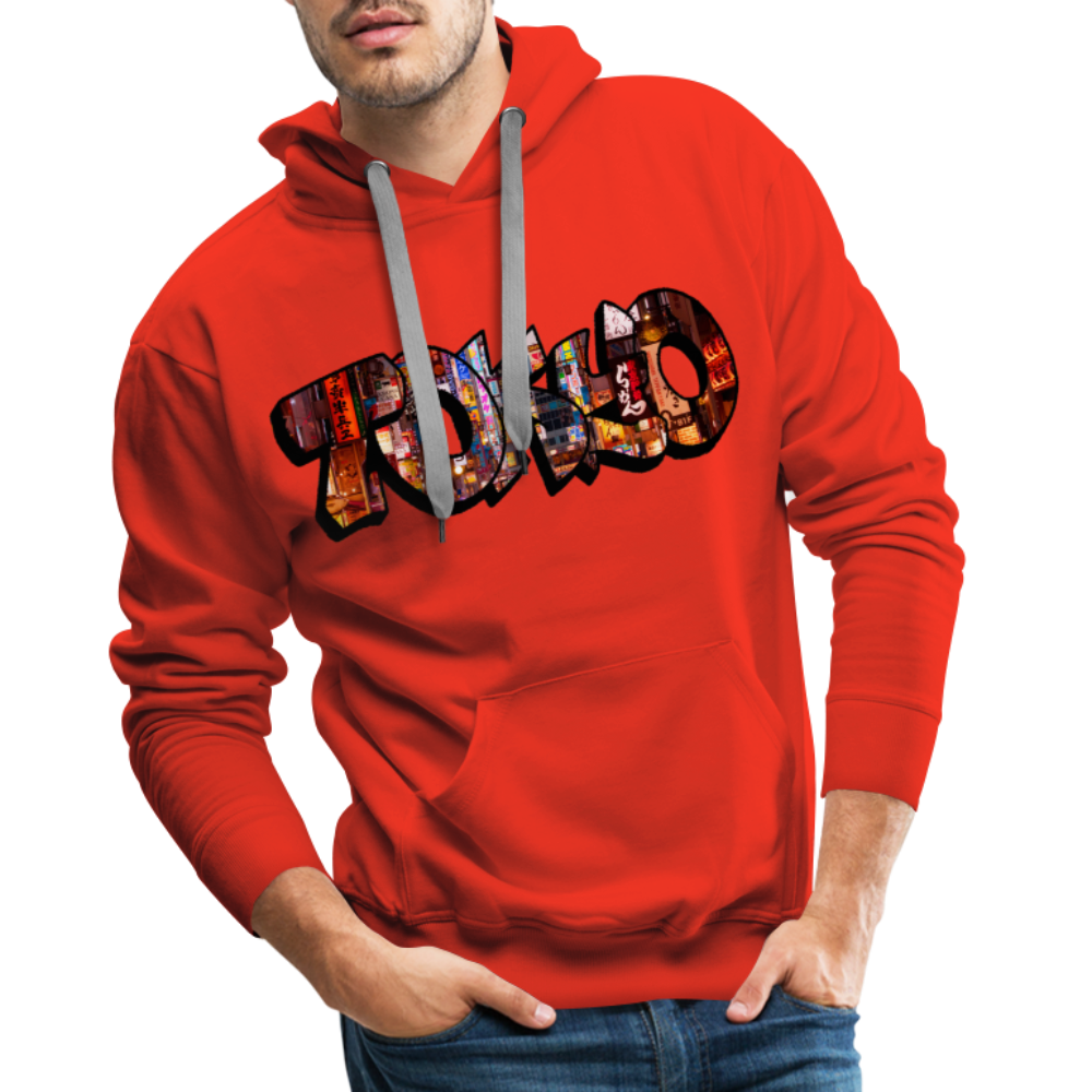 Hoodie Japan Graffiti "Tokyo" - Rot