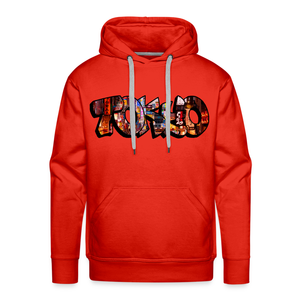 Hoodie Japan Graffiti "Tokyo" - Rot
