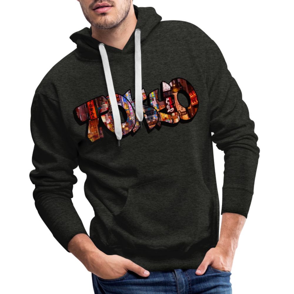 Hoodie Japan Graffiti "Tokyo" - Anthrazit