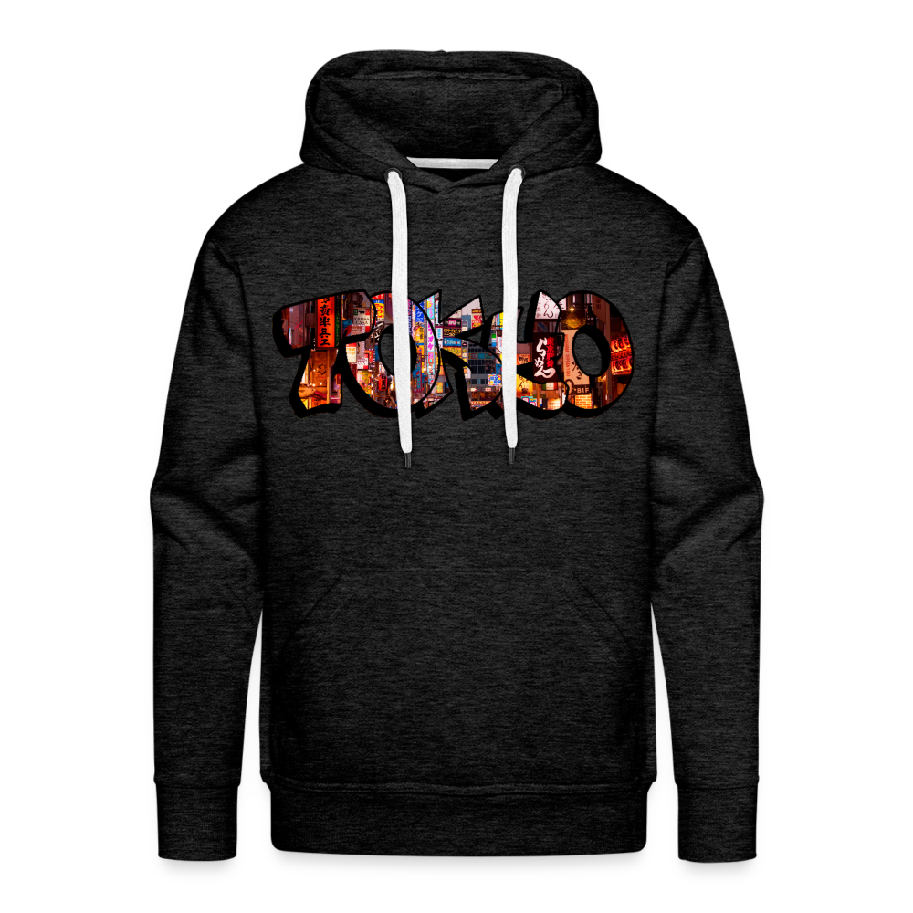 Hoodie Japan Graffiti "Tokyo" - Anthrazit