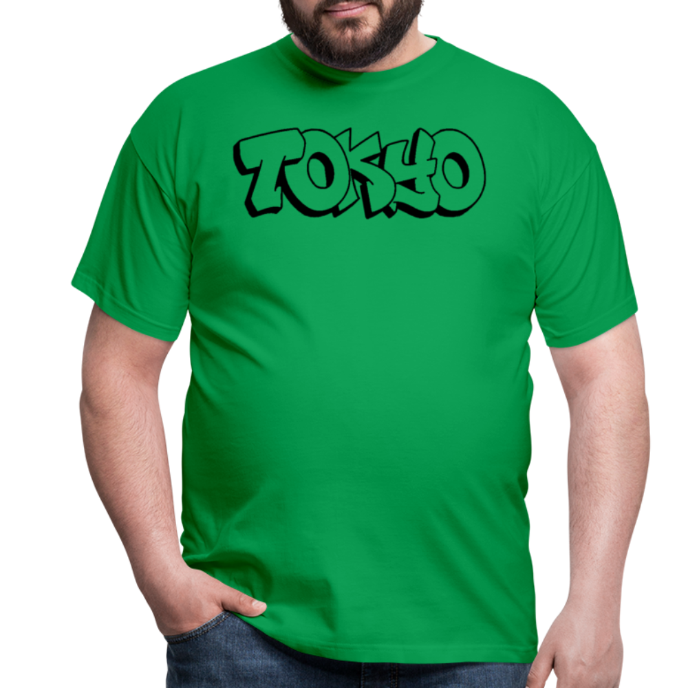 T-Shirt Japan Graffiti "Tokyo Plain" - Kelly Green