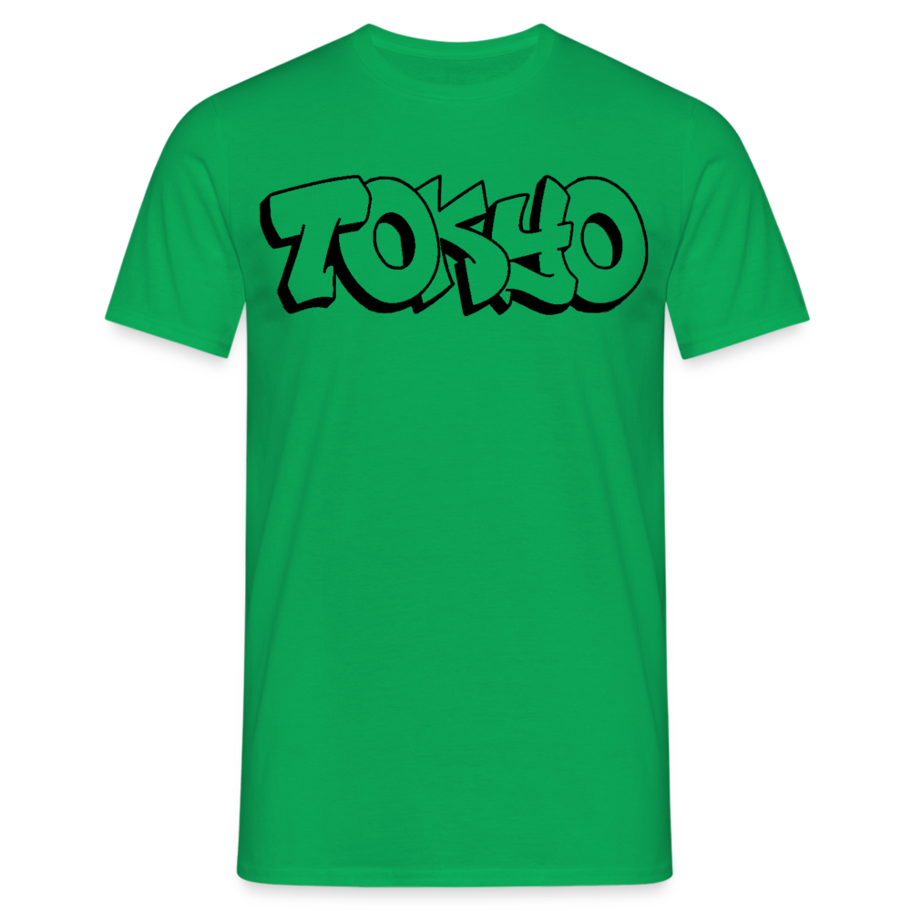 T-Shirt Japan Graffiti "Tokyo Plain" - Kelly Green