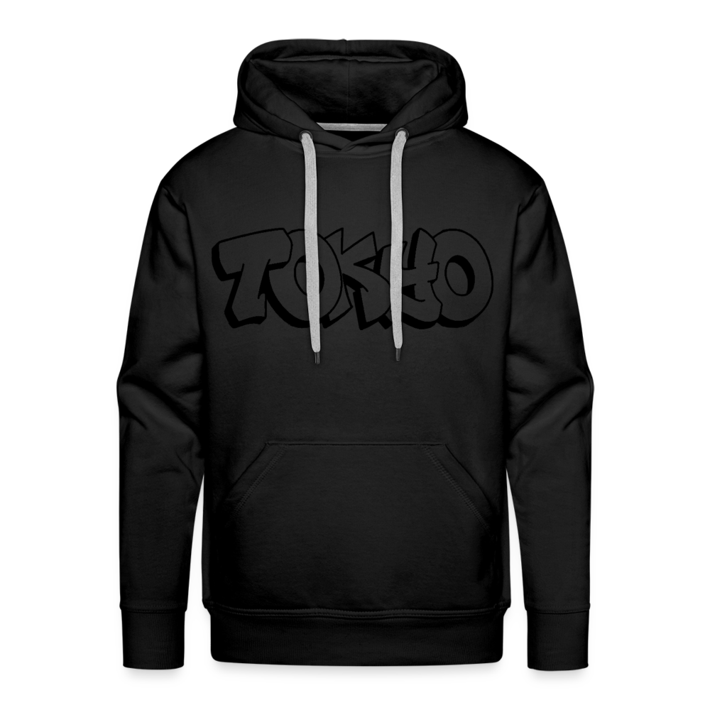 Hoodie Japan Graffiti "Tokyo Plain" - Schwarz