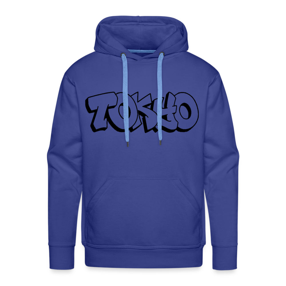 Hoodie Japan Graffiti "Tokyo Plain" - Königsblau