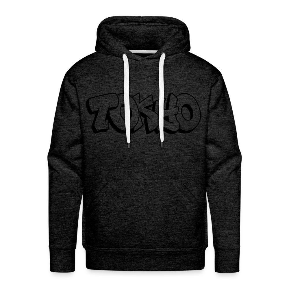 Hoodie Japan Graffiti "Tokyo Plain" - Anthrazit
