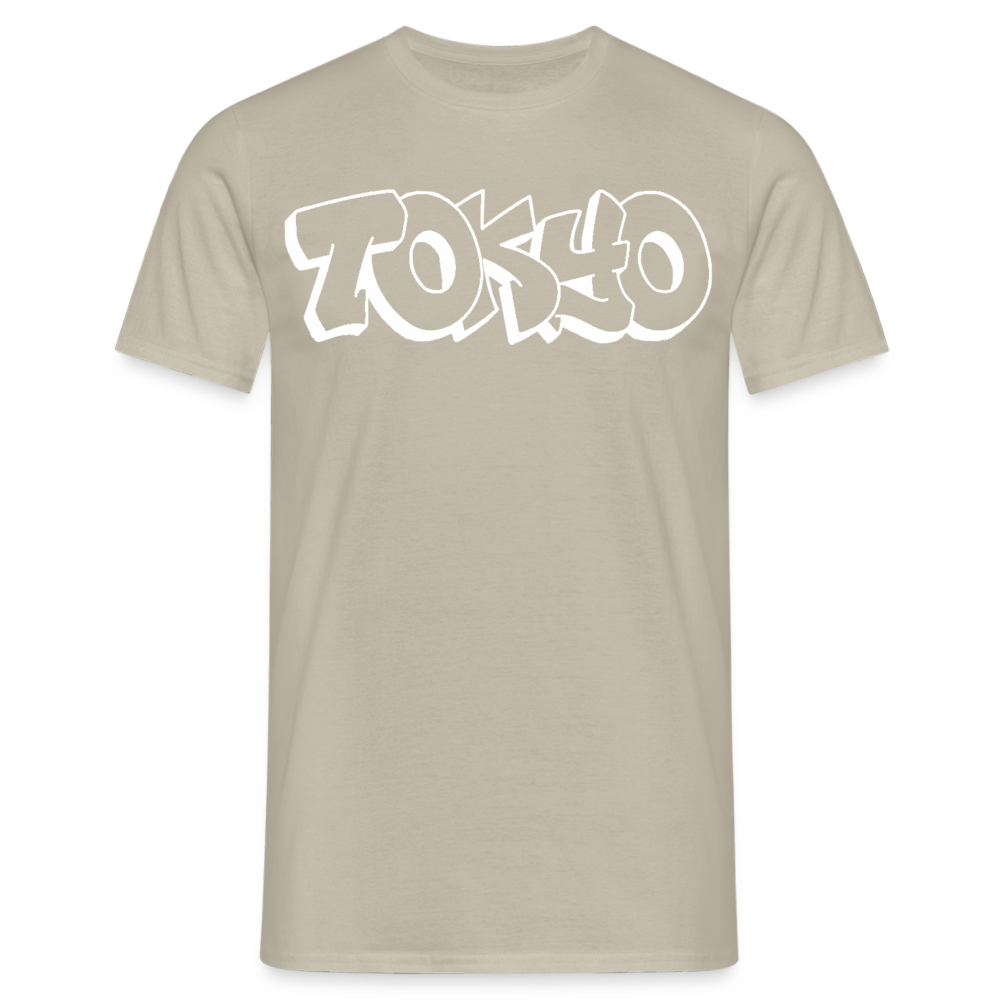 T-Shirt Japan Graffiti "Tokyo Bright Edition" - Sandbeige