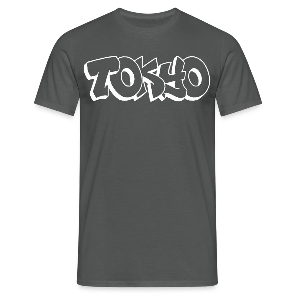 T-Shirt Japan Graffiti "Tokyo Bright Edition" - Anthrazit