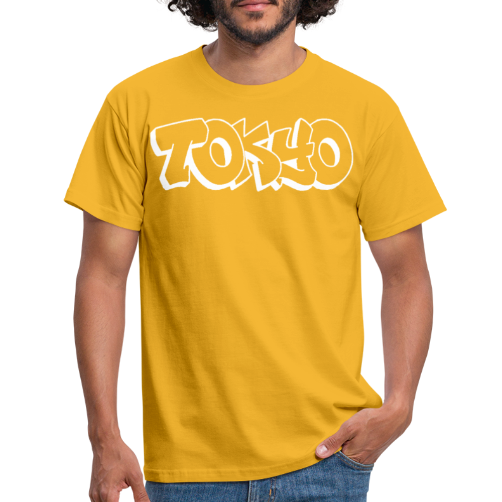 T-Shirt Japan Graffiti "Tokyo Bright Edition" - Gelb