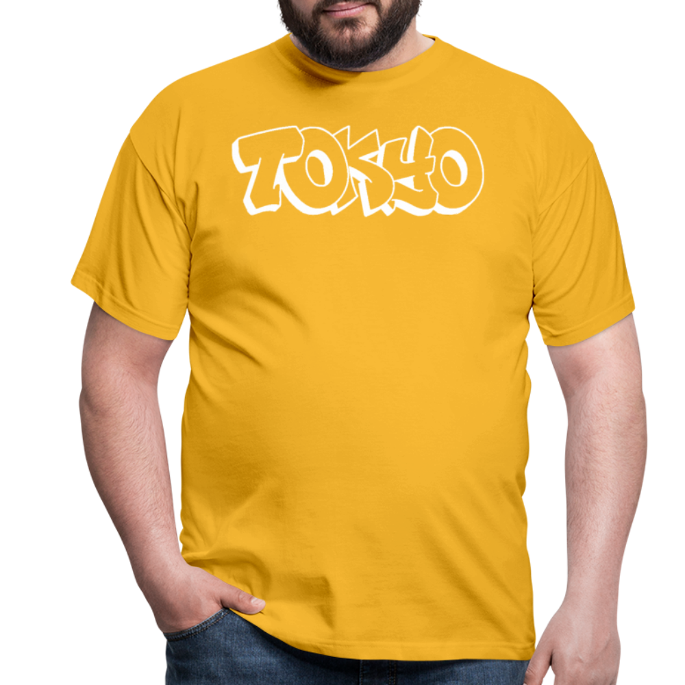 T-Shirt Japan Graffiti "Tokyo Bright Edition" - Gelb