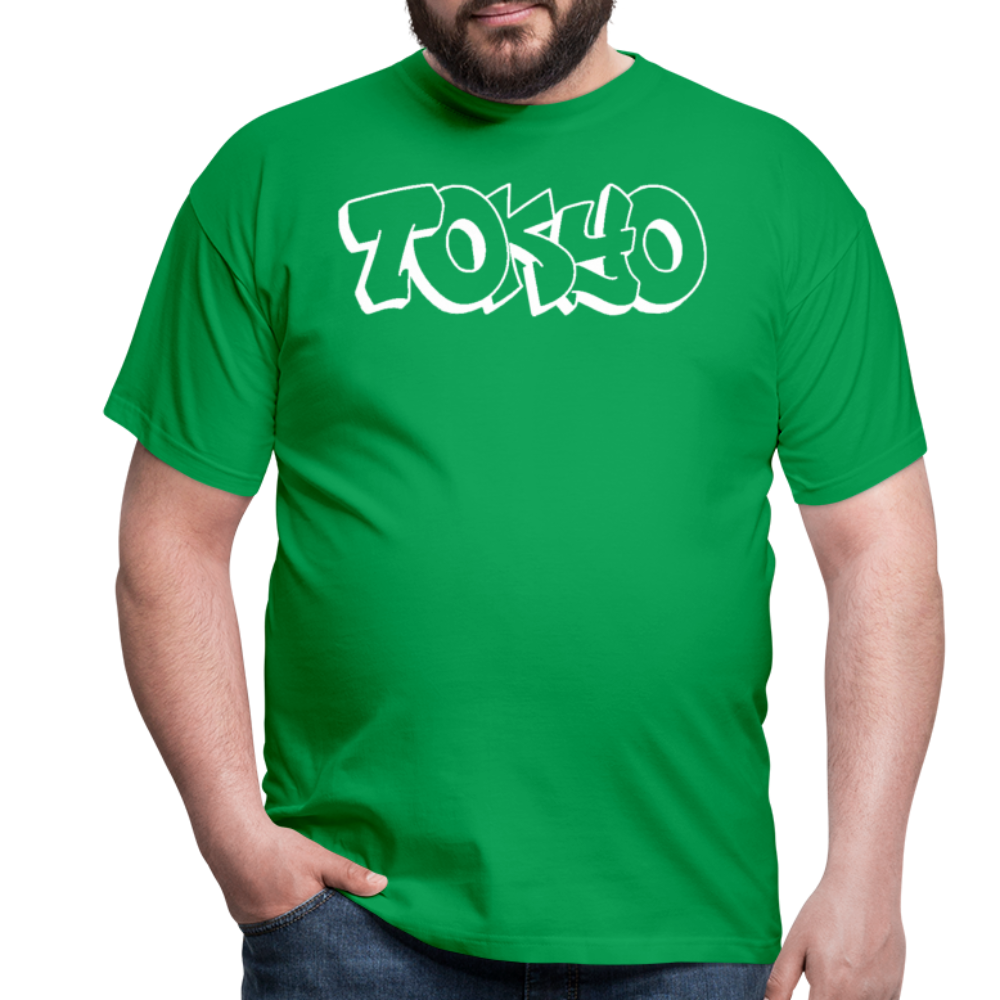 T-Shirt Japan Graffiti "Tokyo Bright Edition" - Kelly Green