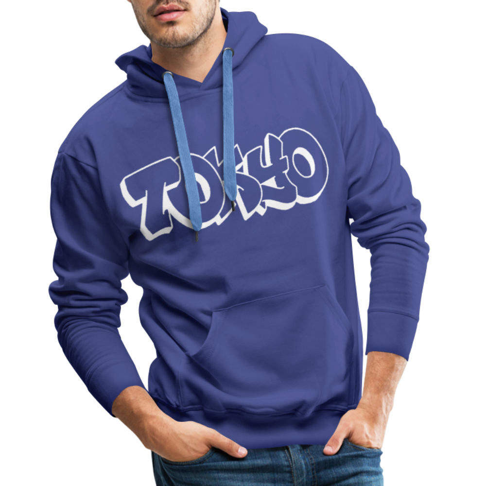 Hoodie Japan Graffiti "Tokyo Bright Edition" - Königsblau