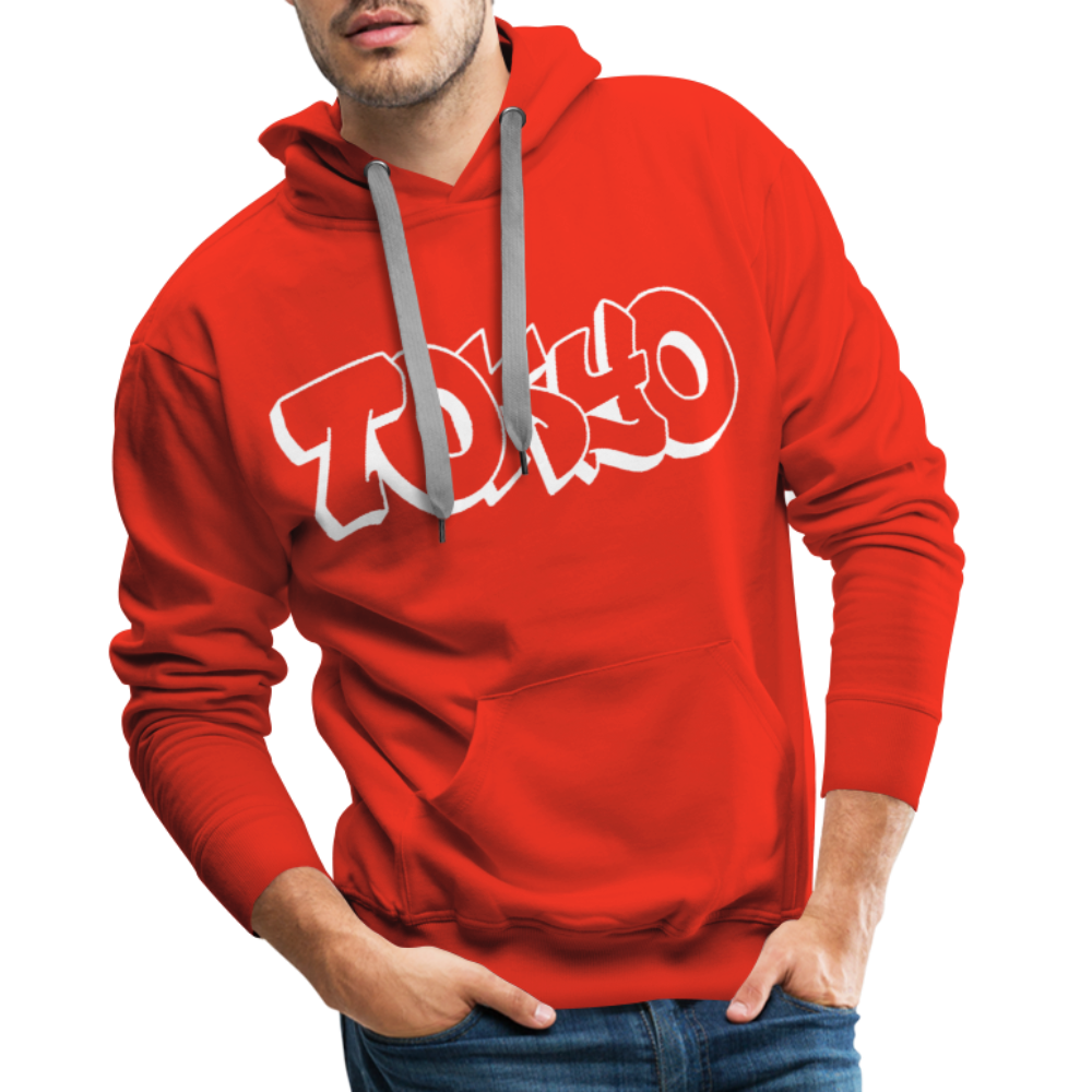 Hoodie Japan Graffiti "Tokyo Bright Edition" - Rot