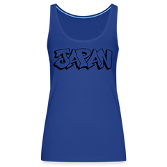 Tanktop Ladies Japan Graffiti "JP Plain" - Königsblau