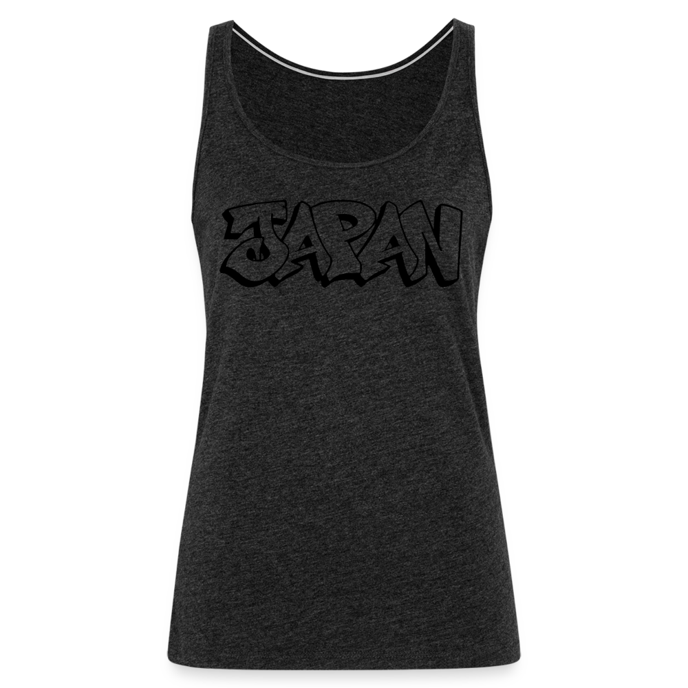 Tanktop Ladies Japan Graffiti "JP Plain" - Anthrazit