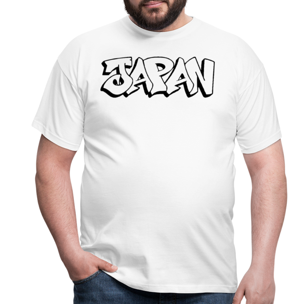 T-Shirt Japan Graffiti "JP Plain" - Weiß
