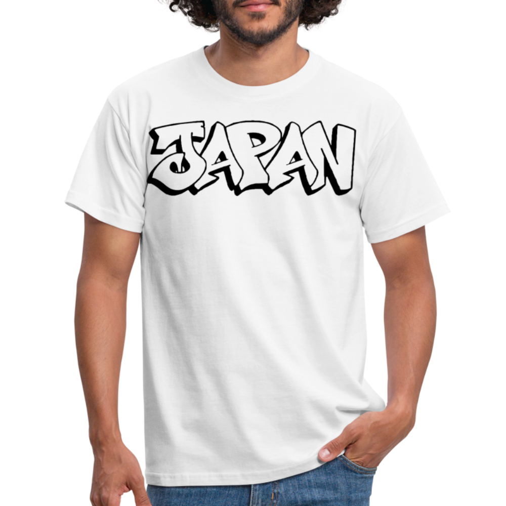 T-Shirt Japan Graffiti "JP Plain" - Weiß