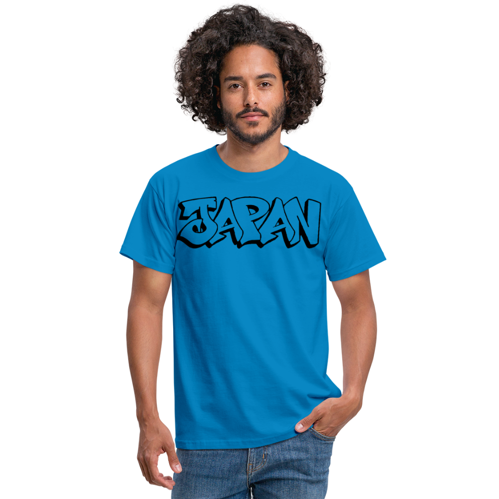 T-Shirt Japan Graffiti "JP Plain" - Royalblau