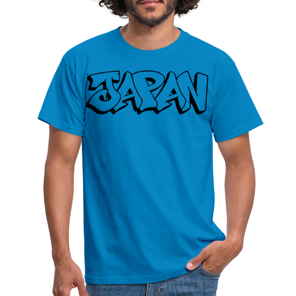 T-Shirt Japan Graffiti "JP Plain" - Royalblau