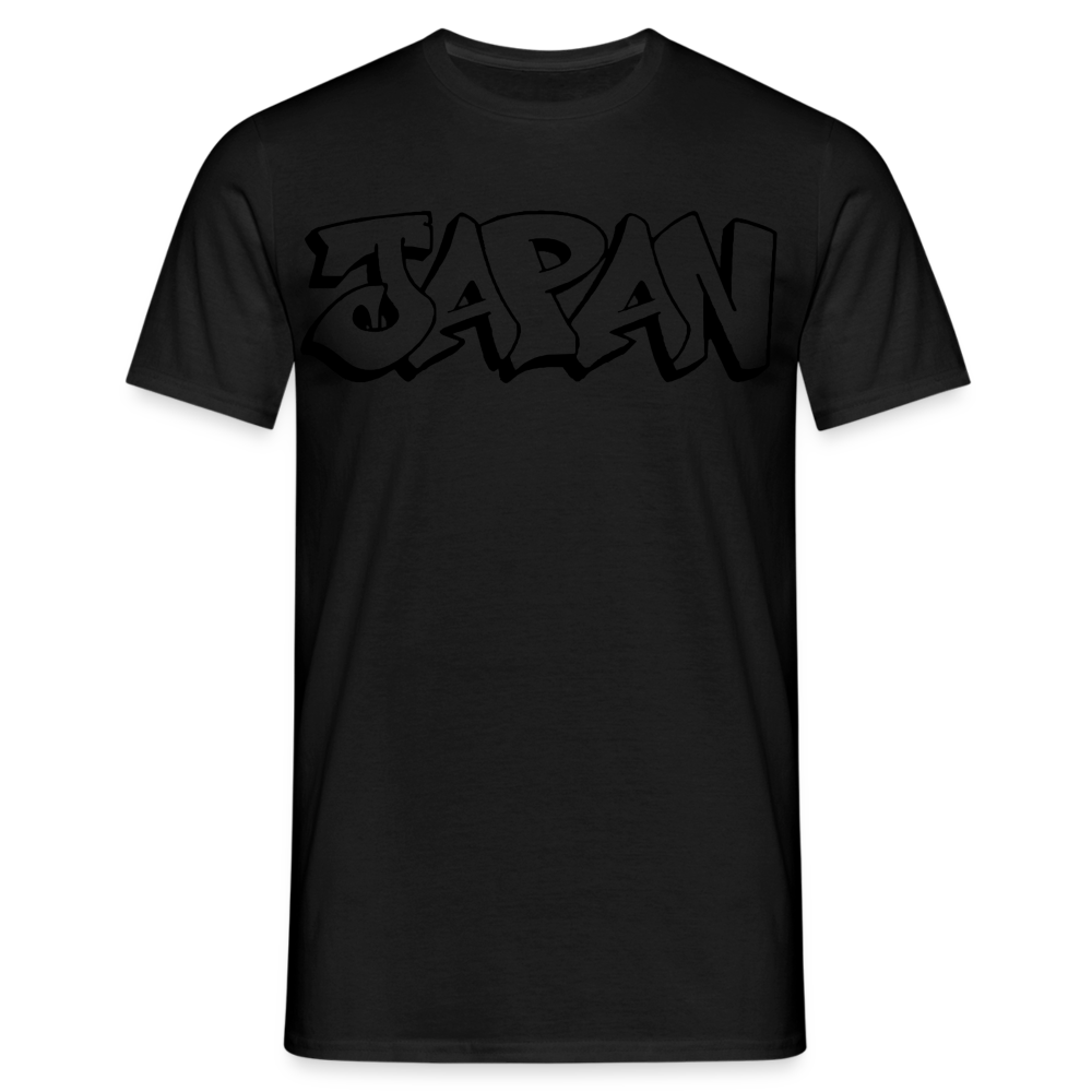 T-Shirt Japan Graffiti "JP Plain" - Schwarz