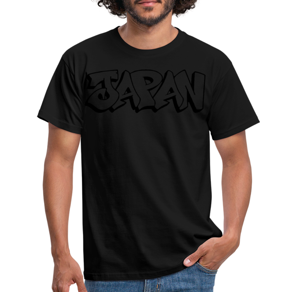 T-Shirt Japan Graffiti "JP Plain" - Schwarz
