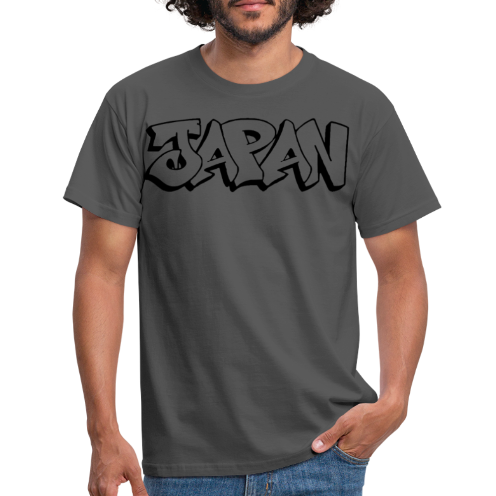 T-Shirt Japan Graffiti "JP Plain" - Anthrazit