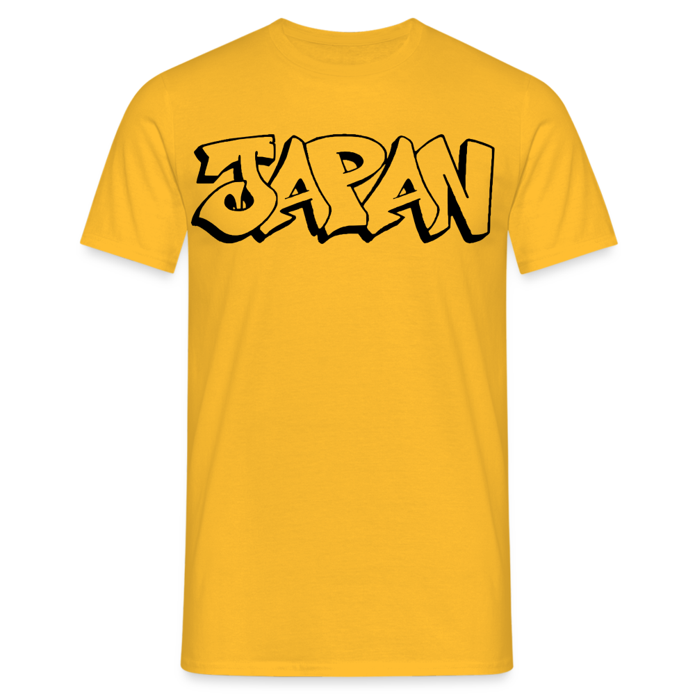 T-Shirt Japan Graffiti "JP Plain" - Gelb