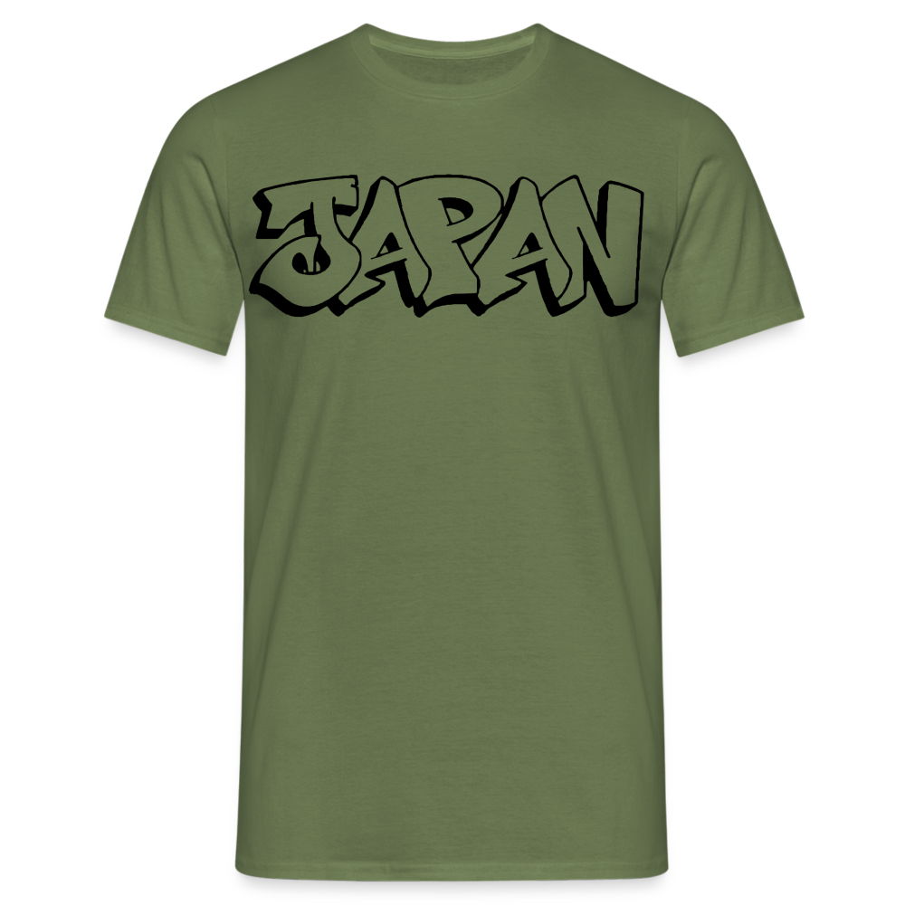 T-Shirt Japan Graffiti "JP Plain" - Militärgrün