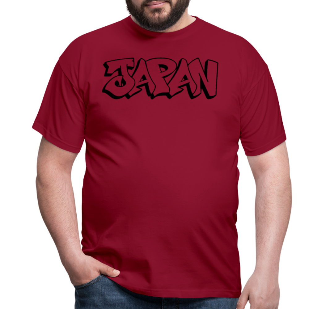 T-Shirt Japan Graffiti "JP Plain" - Ziegelrot