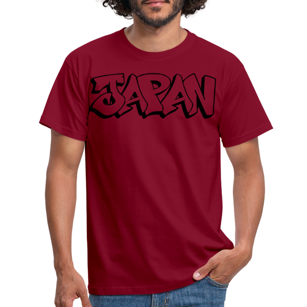 T-Shirt Japan Graffiti "JP Plain" - Ziegelrot