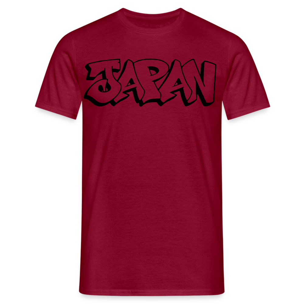 T-Shirt Japan Graffiti "JP Plain" - Ziegelrot