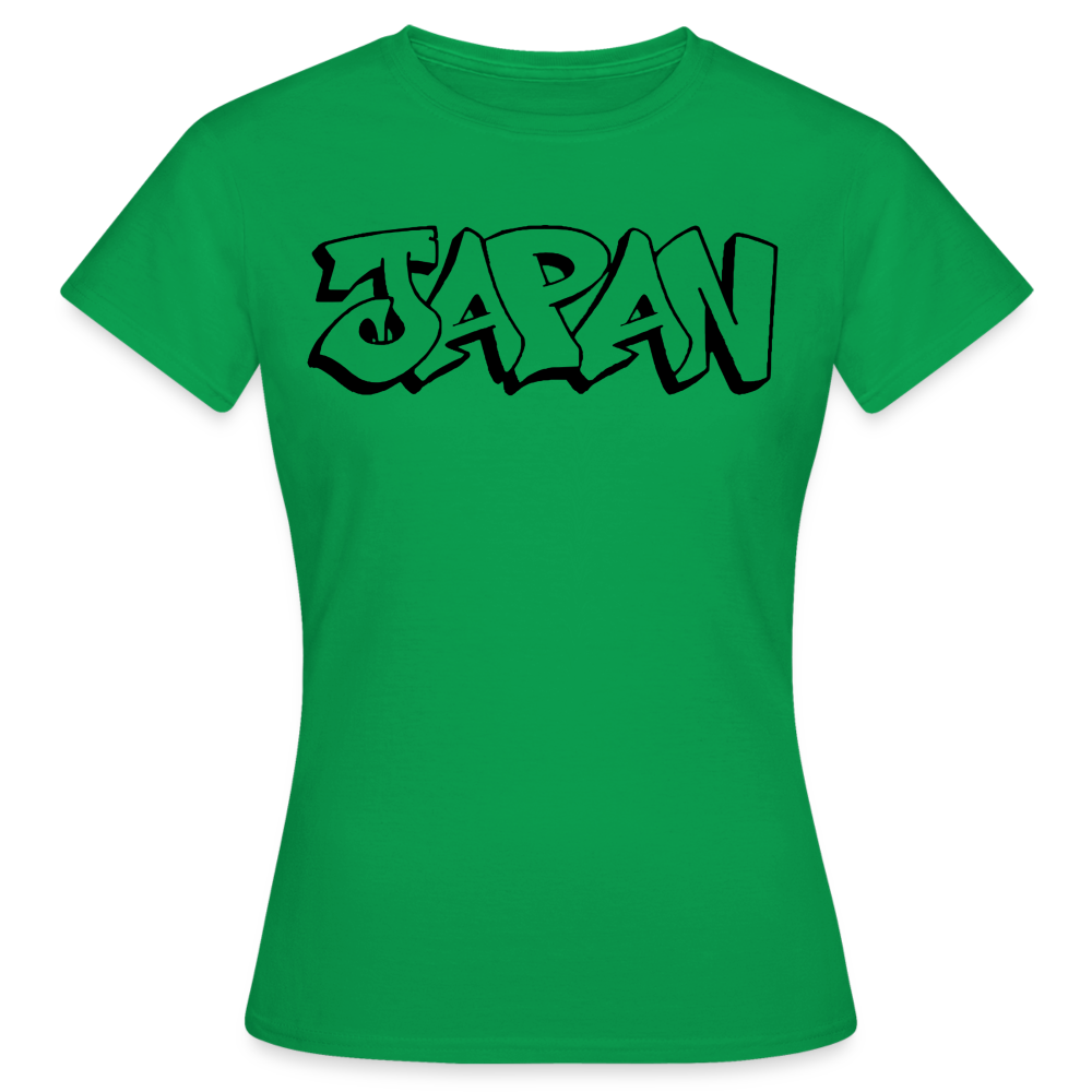 T-Shirt Ladies Japan Graffiti "JP Plain" - Kelly Green