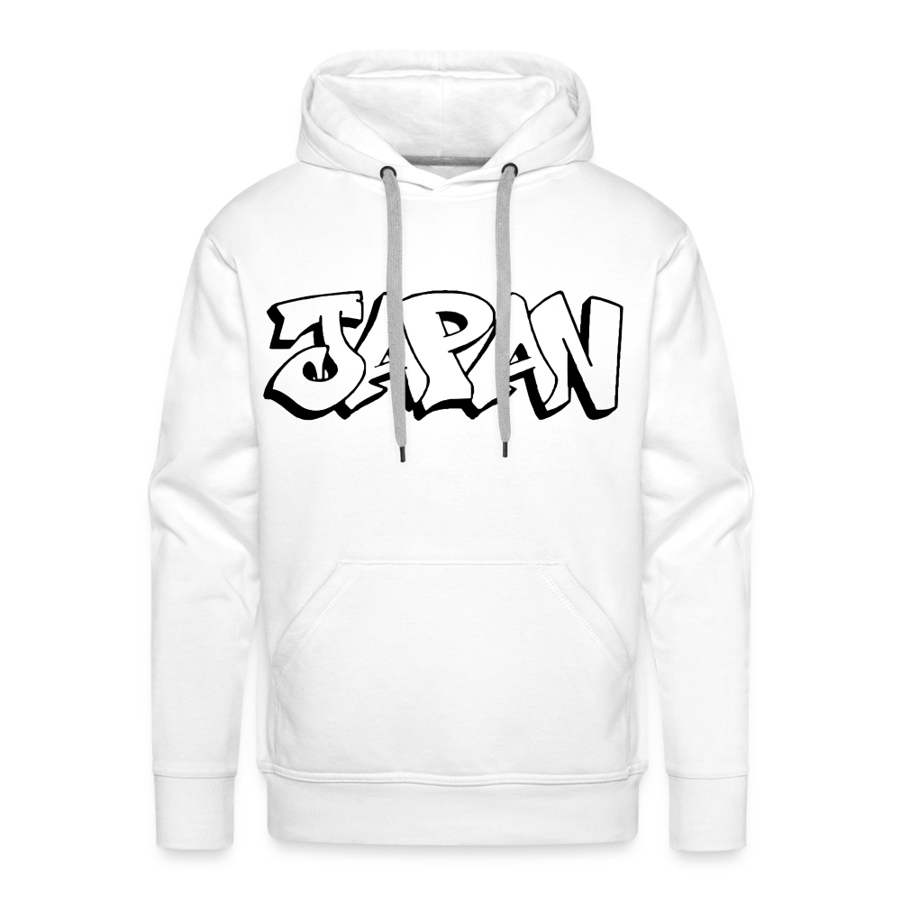 Hoodie Japan Graffiti "JP Plain" - Weiß