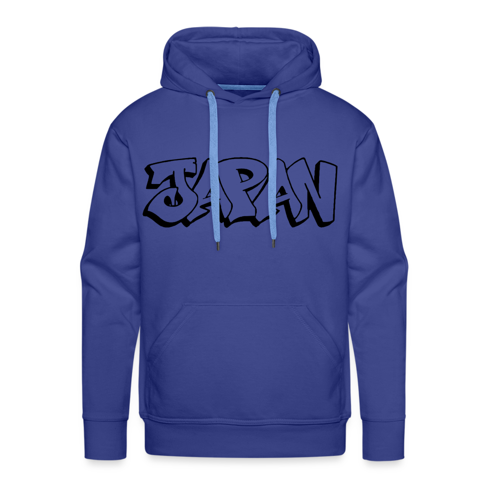 Hoodie Japan Graffiti "JP Plain" - Königsblau