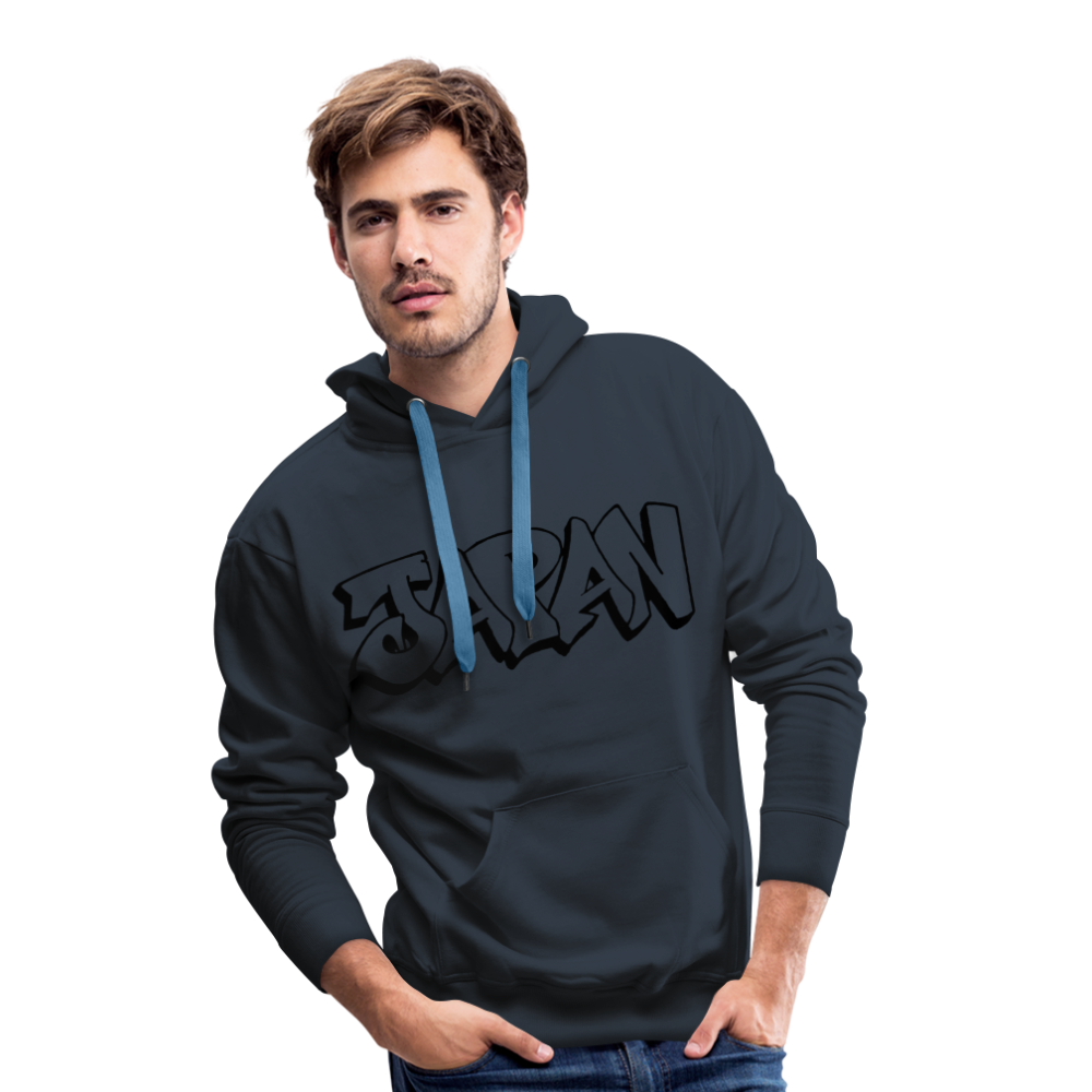 Hoodie Japan Graffiti "JP Plain" - Navy