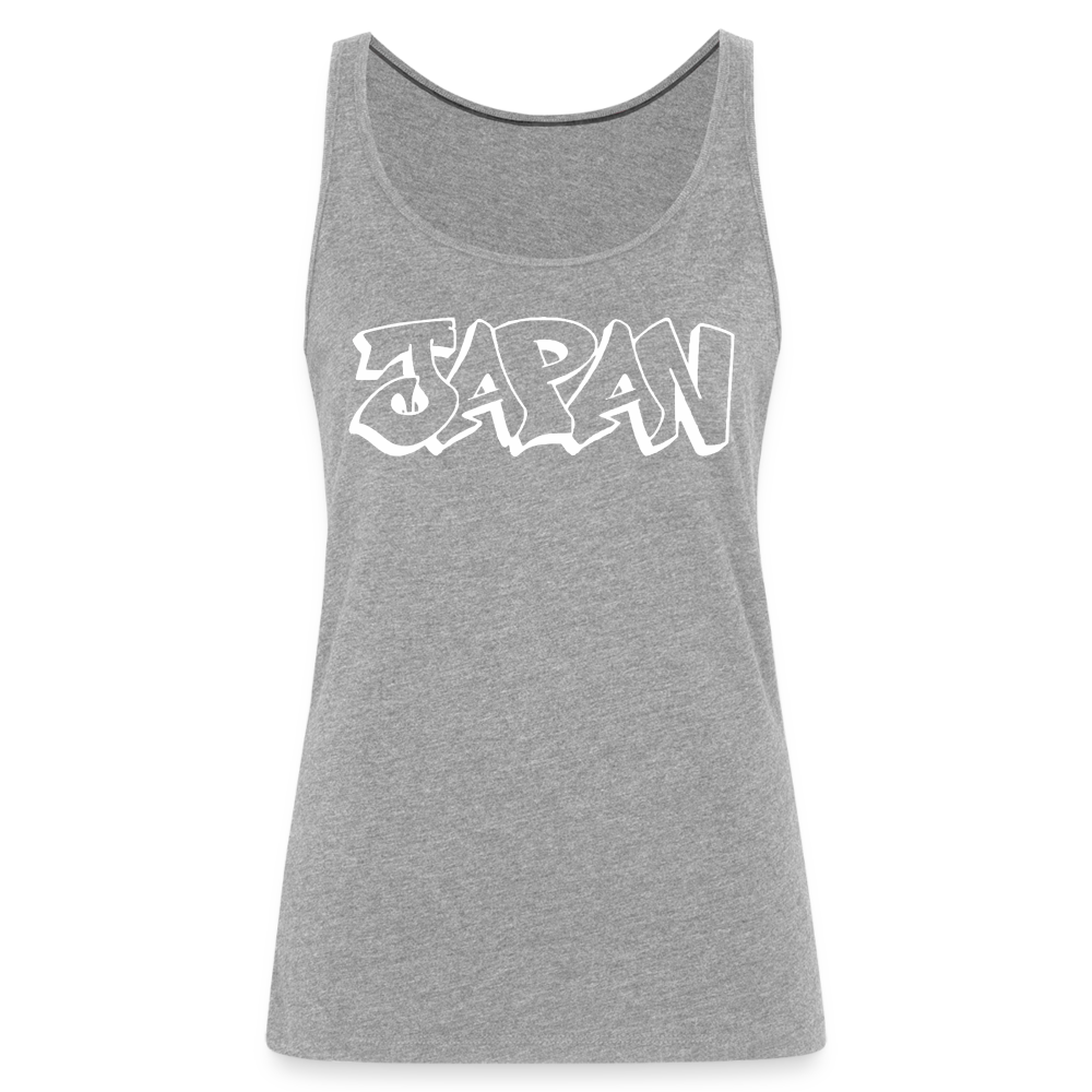 Tanktop Ladies Japan Graffiti "JP Bright Edition" - Grau meliert
