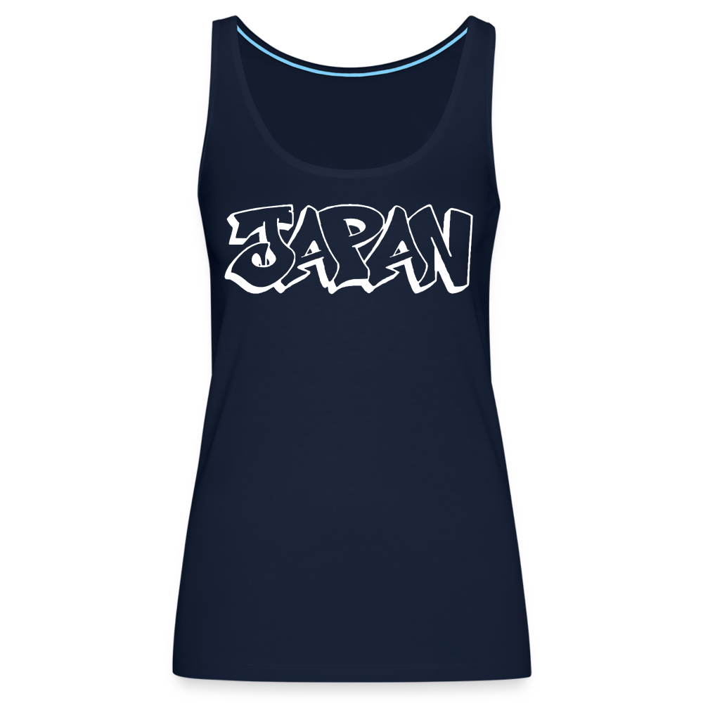 Tanktop Ladies Japan Graffiti "JP Bright Edition" - Navy