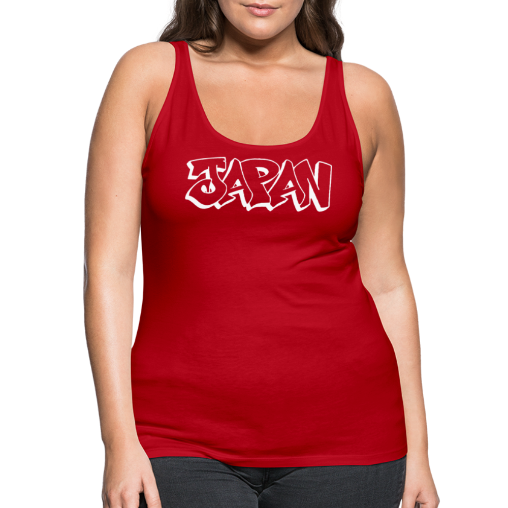 Tanktop Ladies Japan Graffiti "JP Bright Edition" - Rot
