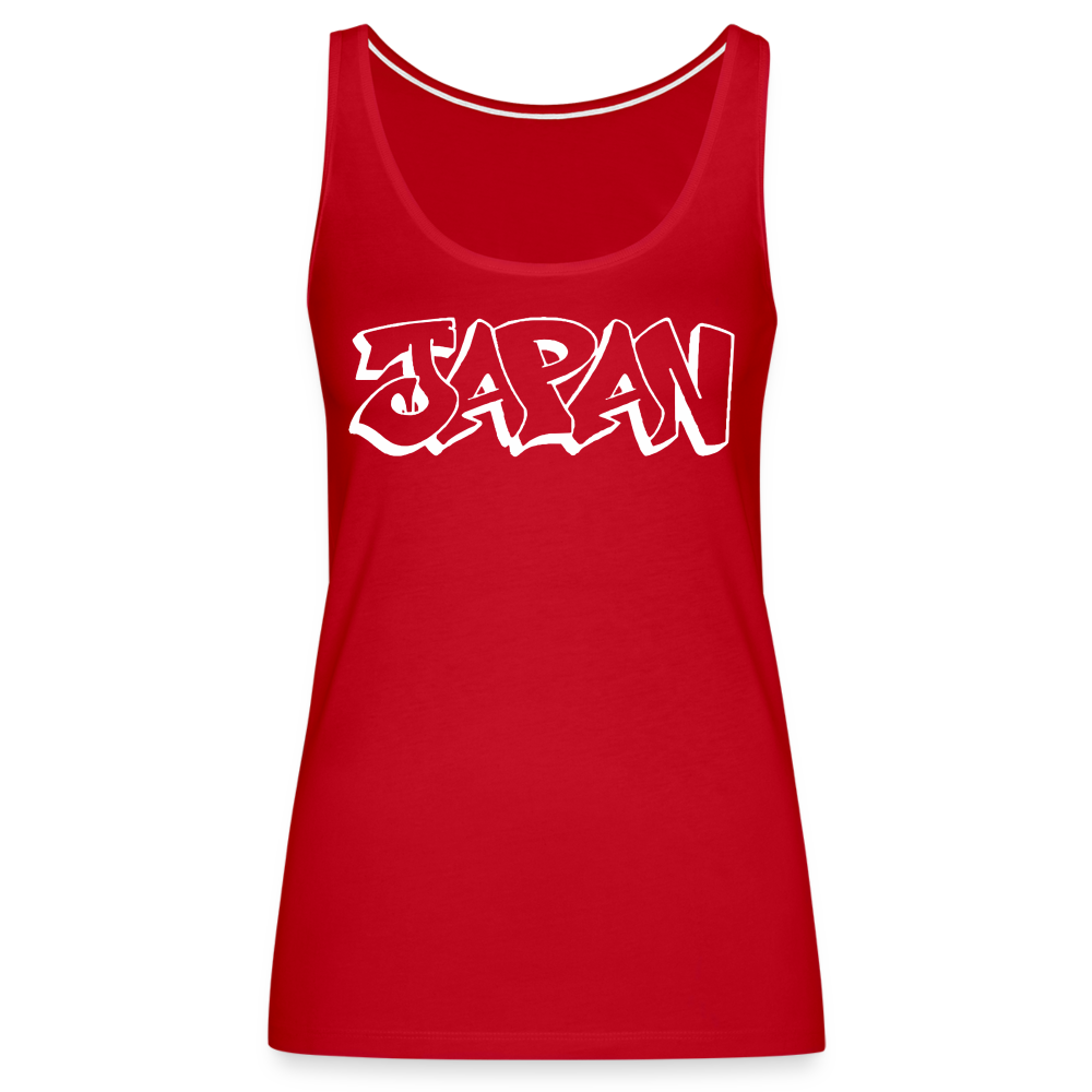 Tanktop Ladies Japan Graffiti "JP Bright Edition" - Rot