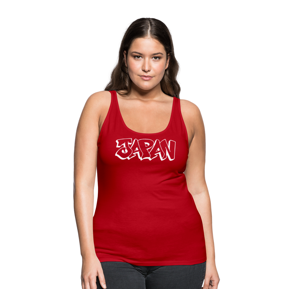 Tanktop Ladies Japan Graffiti "JP Bright Edition" - Rot