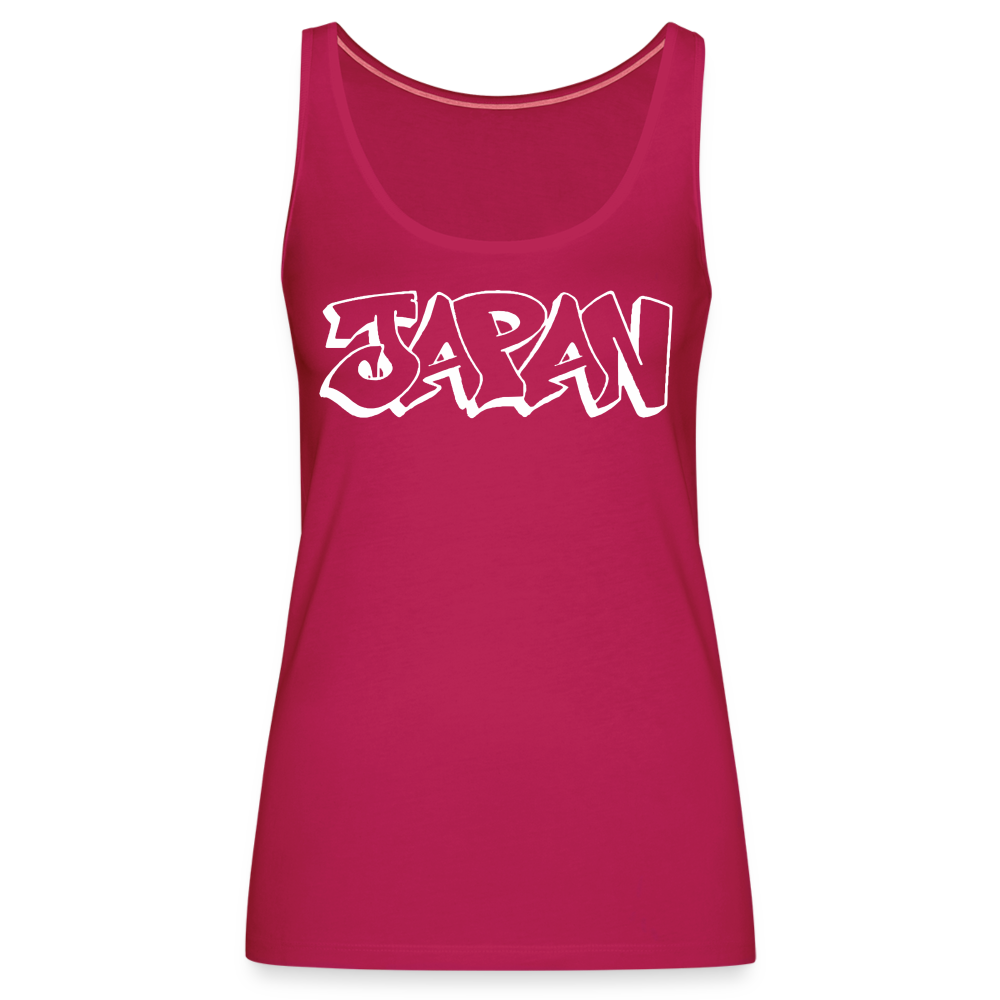 Tanktop Ladies Japan Graffiti "JP Bright Edition" - dunkles Pink